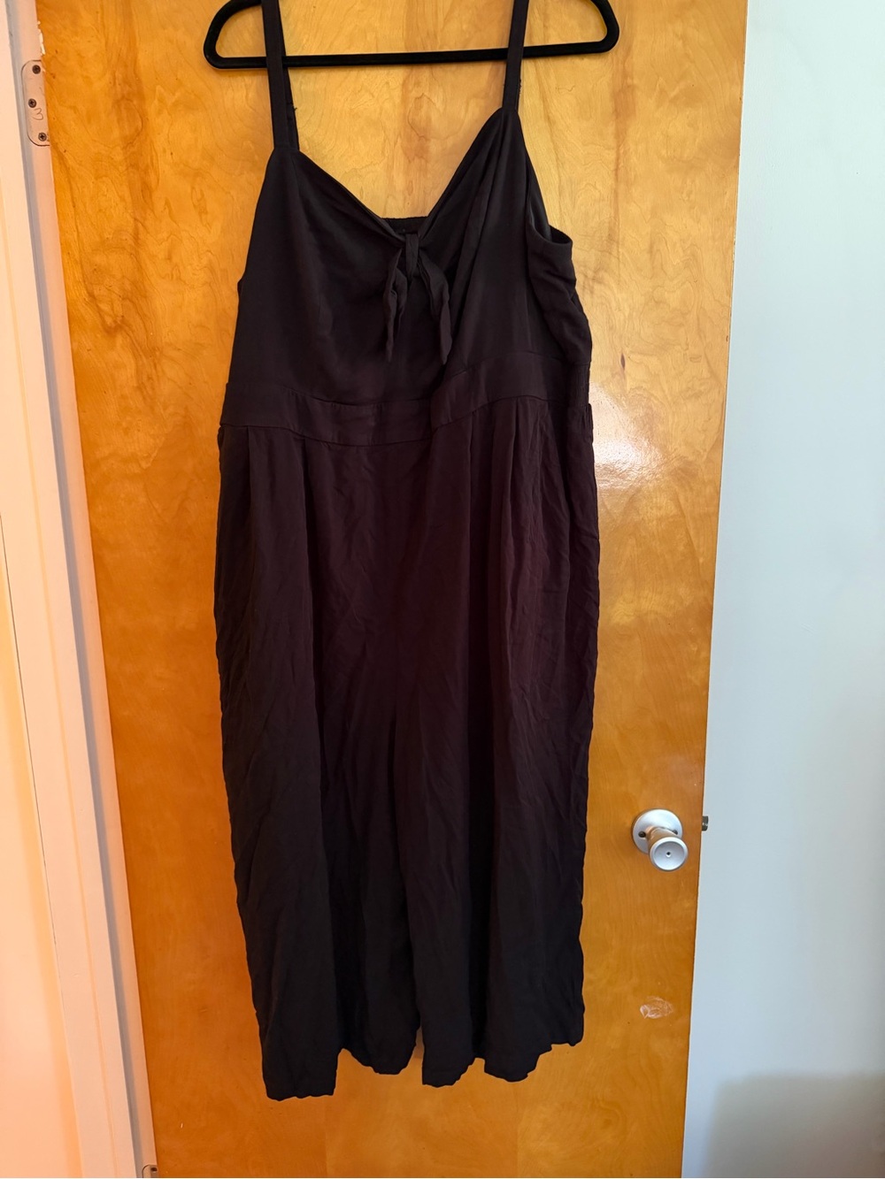 Torrid Strappy Jumpsuit with Bow Front
